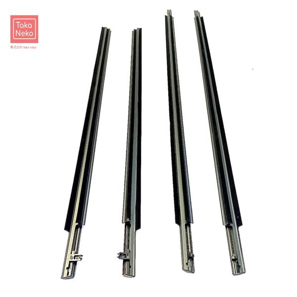 4 ピース窓ガラス外側シール、装飾シールゴムウェザーストリップ付き、トヨタ エスティマ/プレビア 2...