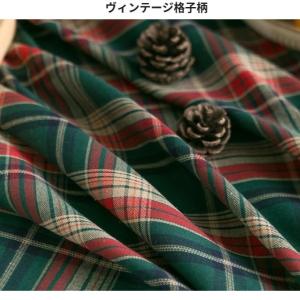 クリスマス格子柄テーブルクロス 長方形クラシッ...の詳細画像5