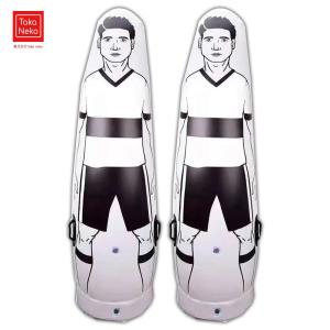 サッカー トレーニング ダミー【サッカー ト練習人形、160cm/1個セット/黒】ディフェンダートレーニング ドリブル パス トレーニング 練習用具 自主練習