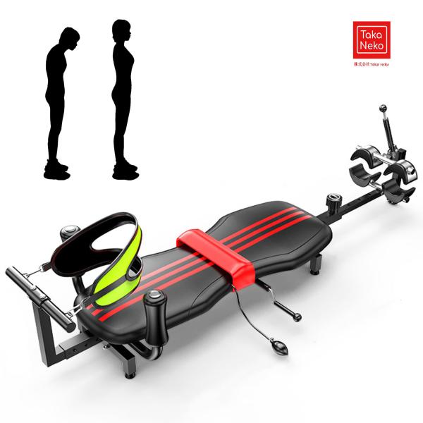 全身ストレッチ伸ばし器具 バックストレッチャー ストレッチ器具 身長伸ばす 器具 腰椎牽引ベッド 猫...