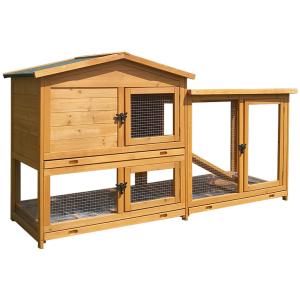屋外木製鶏小屋耐候性大型 鶏かご 6羽の鶏用の大きな鶏小屋防雨 組み立て簡単複数のドア付き トレー付き ワイヤーメッシュ家庭用 飼育ケージ 家禽用ケージ 鶏舎