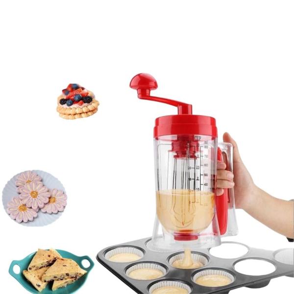 つぎ器 たこ焼き 粉つぎ名人  かき混ぜ器 レバーを引くだけで注げる たこ焼き作り パンケーキ作り ...