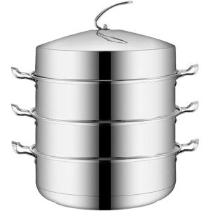 アカオアルミ /即納/ アカオ アルミ角蒸(大型) 33cm 二重角型蒸し器