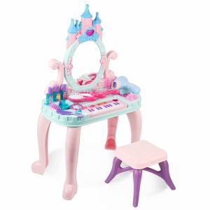 ドレッサー おままごと 姫系 可愛い 子供ドレッサー 化粧台 鏡台