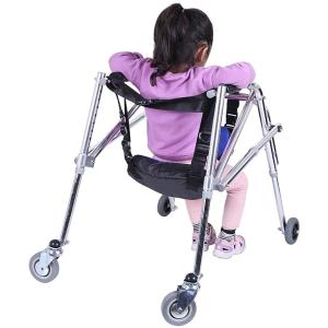 子供の歩行器、シート付きの折りたたみ式軽量アル...の詳細画像2