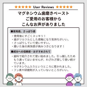 ニューサイエンス マグネシウム歯磨きペースト ...の詳細画像4