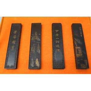 AF-07】倣古墨・乾隆御墨 13.5×7.4xH1.7cm : 華東貿易 中国製書道
