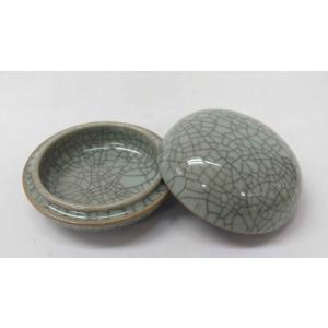 倣南宋官窯【哥窯】（浙江・龍泉）9.0×Ｈ4.7cm｜kato-trading2