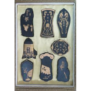 AF-07】倣古墨・乾隆御墨 13.5×7.4xH1.7cm : 華東貿易 中国製書道