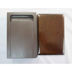 AF-12】倣古墨・東齋注易 8.8×8.8xH1.6cm : 華東貿易 中国製書道・篆刻