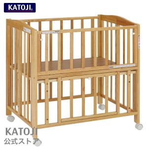 ベビーベッド 折りたたみ ミニベッド 選べる3色 KATOJI