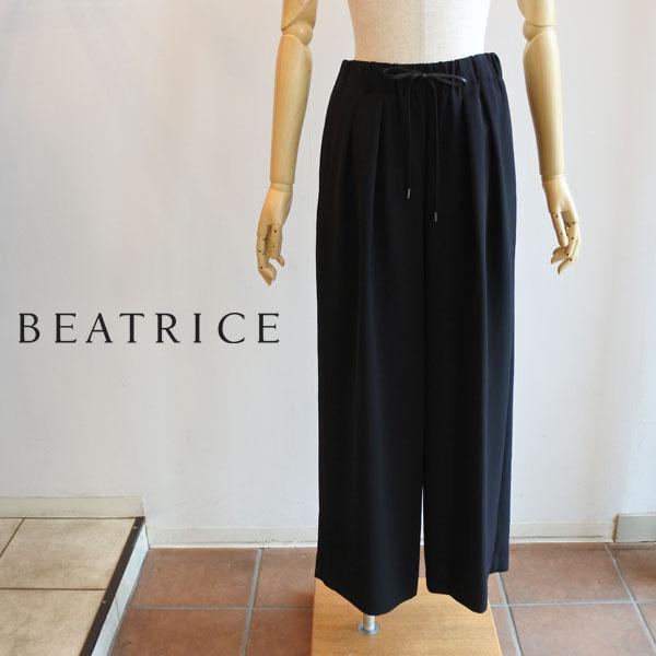 ベアトリス　タックワイドストレートパンツ　※別売りでセットアップになるジャケットあり　E30202　...