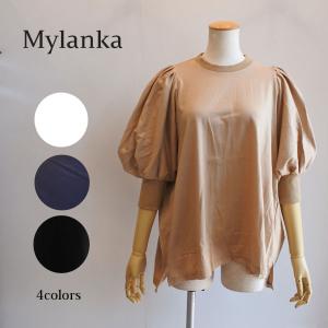 30％OFF　SALE　ミランカ　袖コンシャスカットソー　5分袖　セットインスリーブ　シルケット天竺　M88312　あすつく　Mylanka　新作春夏物　セール｜katoreya-fukui