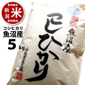 コシヒカリ 5kg 魚沼産  令和5年度産 新潟米 産地直送 特産品｜katoseika