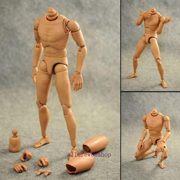 モデル人形 デッサンドール人形 フィギュア 可動式 1/6スケール 素体 各部パーツ付き 26cm ...