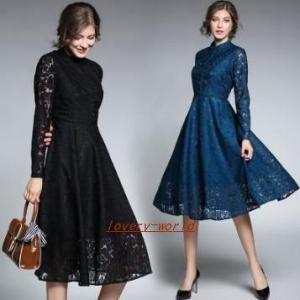 パーティードレス結婚式ドレスワンピースゲストドレス二次会謝恩会発表会20代30代40代着痩せドレスウ...