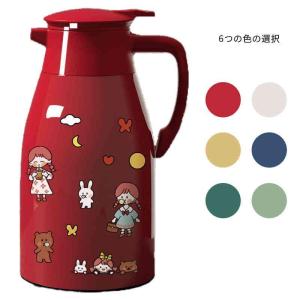 魔法瓶 保冷保温ポット 真空二重構造 卓上ポット コーヒーポット 真空断熱ポット おしゃれ アウトドア キャンプ 北欧
