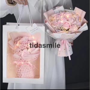 花束アレンジ成人祝いバルーン花束バレンタインデー...の商品画像