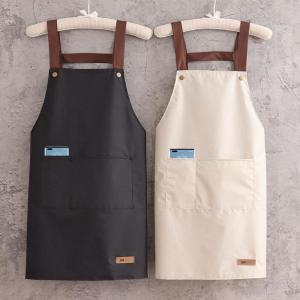 エプロン 耐久 撥水 おしゃれ ポケット付き ...の詳細画像2