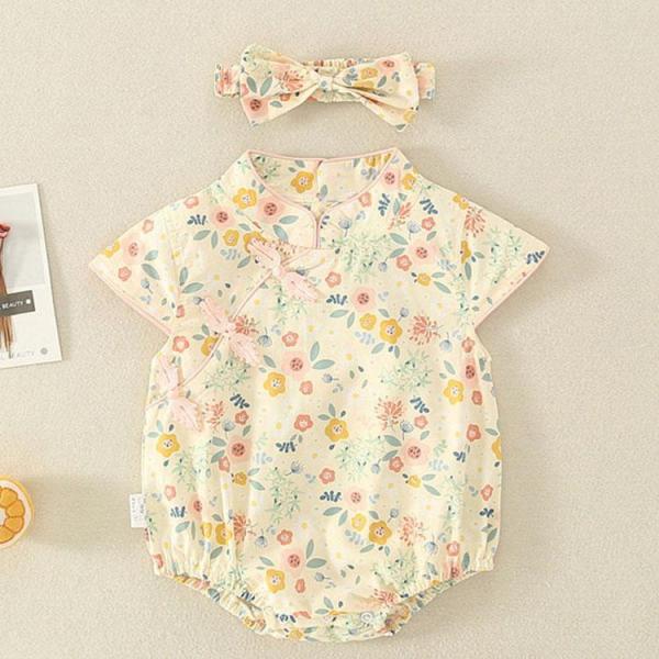 【特価】ロンパース 肌着 つなぎ 春夏　新生児 幼児 カバーオール 女の子 ジャンプスーツ　ベビー服...