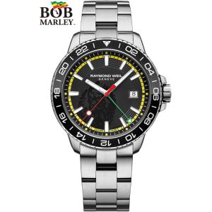 RAYMOND WEIL レイモンド・ウェイル  BOB MARLEY ボブ・マーリーコラボ TANGOクォーツGMT 腕時計 300ｍ防水 世界限定1500本｜katsuboya