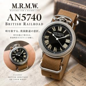 M.R.M.W. ミリタリーウォッチ AN5740 British “Railroad” 懐中兼腕時計 自動巻き腕時計 ポケットウォッチ 懐中時計 モントルロロイ 鉄道時計