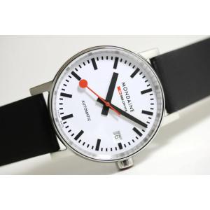 スイス鉄道公式時計MONDAINE モンディーン 自動巻き腕時計 鉄道時計 ケース直径35ミリ メン...