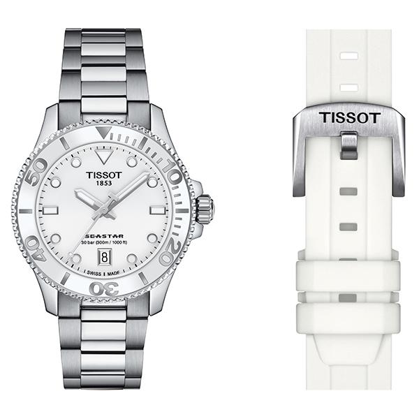 Tissot ティソ Seastar 1000 シースター クォーツ・クロノグラフ腕時計 スイス製腕...