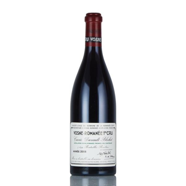 ロマネコンティ ヴォーヌ ロマネ プルミエ クリュ キュヴェ デュヴォー ブロシェ 2008 ドメー...