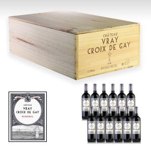 シャトー ヴレ クロワ ド ゲイ 2014 1ケース 12本 オリジナル木箱入り Chateau Vray Croix de Gay フランス ボルドー 赤ワイン｜katsuda