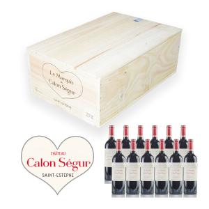 ル マルキ ド カロン セギュール 2018 1ケース 12本 オリジナル木箱入り シャトー カロン セギュール Chateau Calon Segur フランス ボルドー 赤ワイン
