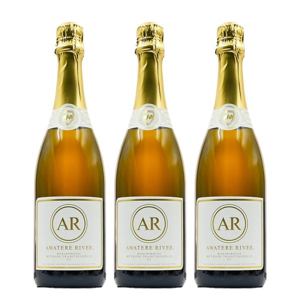 アワテレ リヴァー メトード トラディショネル NV 3本セット Awatere River Met...