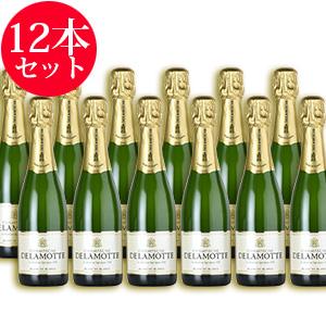 Nv ドゥラモット ブリュット ブラン ド ブラン ハーフ 375ml 1ケース 12本 フランス シャンパン 泡 Supersport Tn