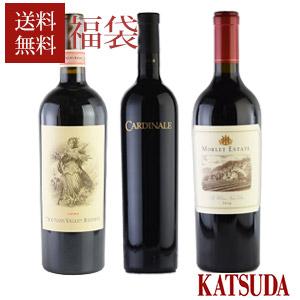 福袋 ワインセット ワイン カリフォルニア プレミアムワイン 赤 極上3本｜katsuda