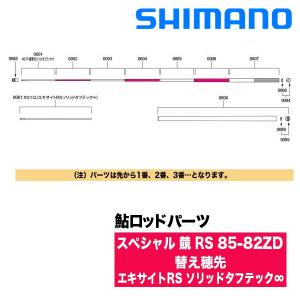 シマノ（SHIMANO） 鮎ロッドパーツ 353245-13YUM 23スペシャル競 FW 90