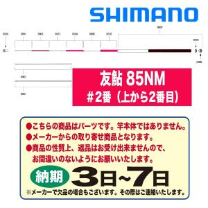 シマノ（SHIMANO） 鮎ロッドパーツ 37310 友鮎 80NM 穂先1番（本体標準