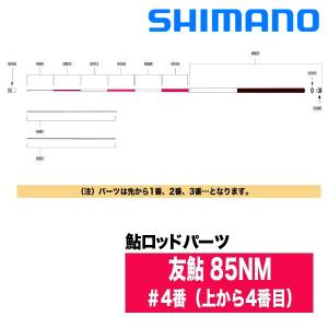 SHIMANO（シマノ） 友鮎85NM【お値下げ可能】 シマノ（SHIMANO） 鮎ロッドパーツ 37311 友鮎 85NM 尻栓S（下栓