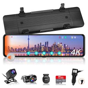 【最新分離式・4K・BSD運転補助・高耐久 Type C採用】VANBARドライブレコーダー ミラー型 分離 SONY IMX415センサー 8
