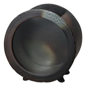 代引不可 信楽焼 黒釉丸水槽大 しがらき 陶器 和風 玄関 メダカ鉢 アクア 水槽 飼育 鑑賞 すいれん鉢 金魚鉢 ビオトープ Www Gemzo Ps