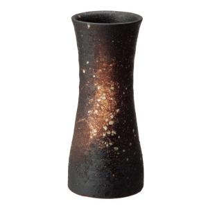 信楽焼 窯変鼓型花入 しがらき 陶器 和風 花瓶 花台 華 送料無料 いけばな つぼ 茶道 倉庫 華道 花入れ おしゃれ