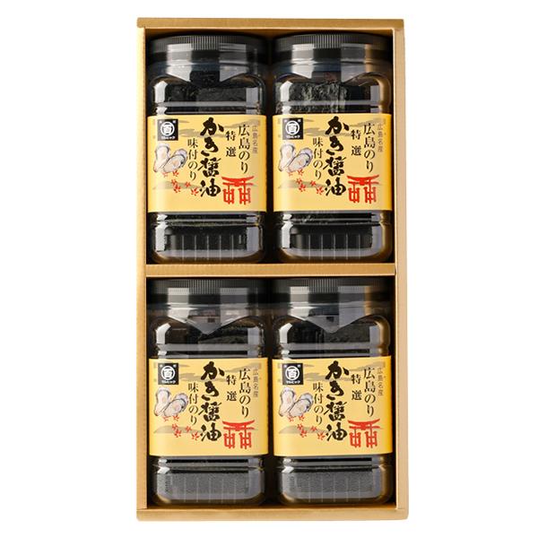 特選かき醤油味付のり 4本入り［箱入り］（特かき-20H）ギフト 中元 歳暮 マルヒャク 老舗 海苔...
