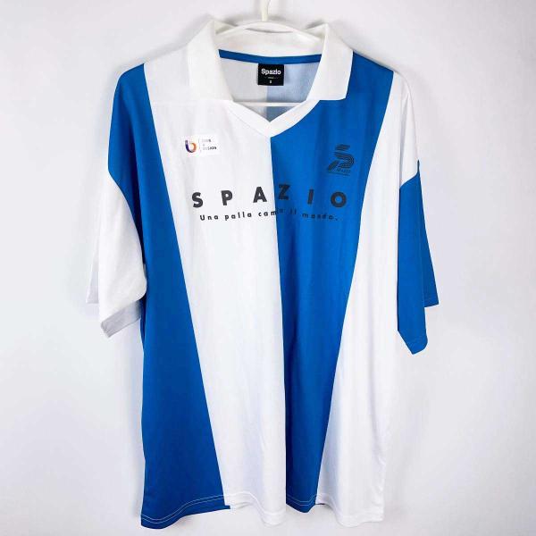 【中古】スパッツィオ スキッパーオーバーポロ ドライシャツ プラシャツ O ホワイト TP-0646...