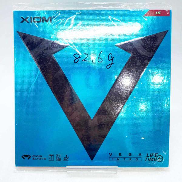 【中古・未使用品】エクシオン 卓球ラバー ヴェガ イントロ 赤 1.5 VEGA INTRO レッド...