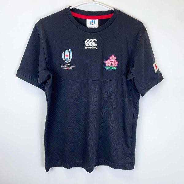 【中古】カンタベリー ラグビー日本代表 RWC2019 JAPAN TEE  プラクティス Tシャツ...