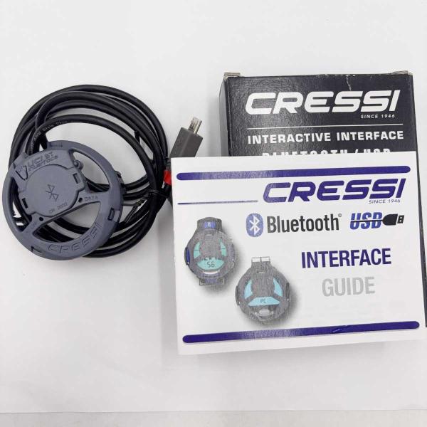 【中古・未使用品】CRESSI クレッシー Bluetooth Interface ダイブウォッチコ...