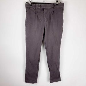 【中古】GLOBAL WORK グローバルワーク モーションテックテーパード パンツ ストレッチ M グレー GW121208AD メンズ