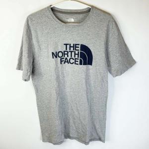 【中古】ノースフェイス スタンダード フィット コットン Tシャツ S グレー メンズ THE NORTH FACE