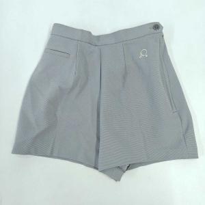 【中古】バタフライ タマス セブンショーツ 卓球 ウェア ハーフパンツ S グレー レディース Butterfly ジュニア
