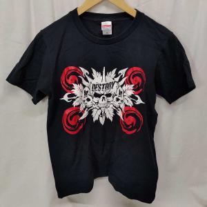【中古】DESTROY Jr プロレス Tシャツ M ブラック