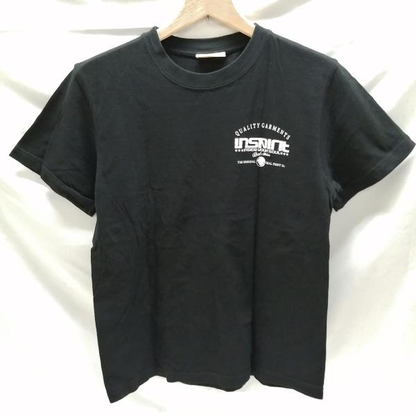 【中古】INSPIRIT インスプリット ロゴ Tシャツ 半袖シャツ S ブラック 格闘技